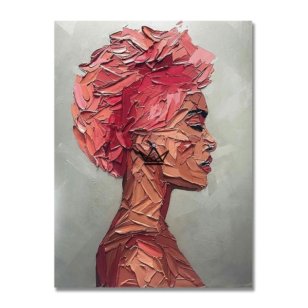 Peinture à l'huile sur toile XXL - Profondeur d'âme - - toile - Cadeau, Noël, Anniversaire, Original - Atelier Atypique