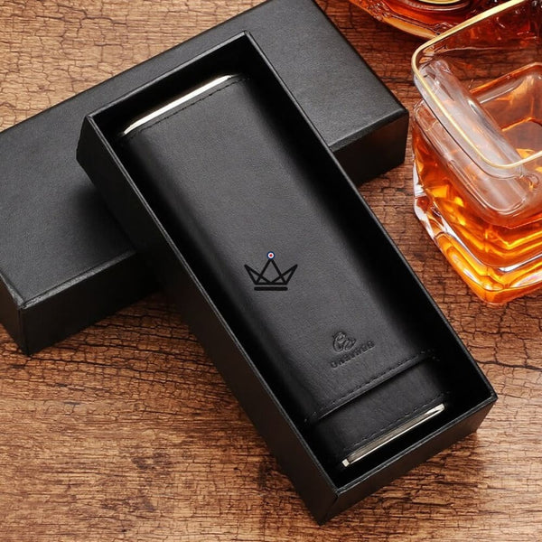 Etui 3 cigares et Coupe-Cigare - NEBOS - - Etui à cigare - Cadeau, Noël, Anniversaire, Original - Atelier Atypique