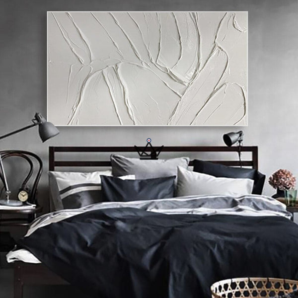 Peinture à l'huile sur toile XXL - Éclat Minimaliste - - toile - Cadeau, Noël, Anniversaire, Original - Atelier Atypique