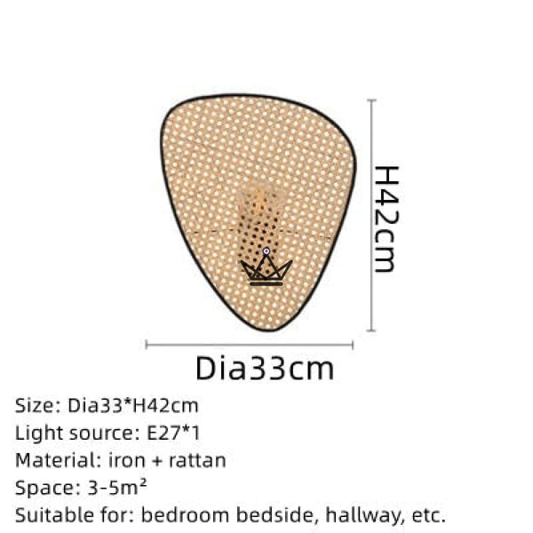 Lustre suspension Luminaire - Screen Rotin - - luminaire - Cadeau, Noël, Anniversaire, Original - Atelier Atypique