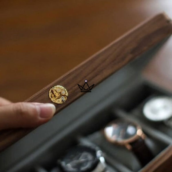 Coffret de rangement pour montre de luxe - Custodia Temporum - - Remontoirs - Cadeau, Noël, Anniversaire, Original - Atelier Atypique