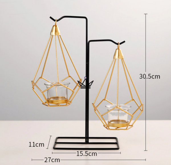 Bougeoir en suspension - GEOTRIK - Atelier Atypique