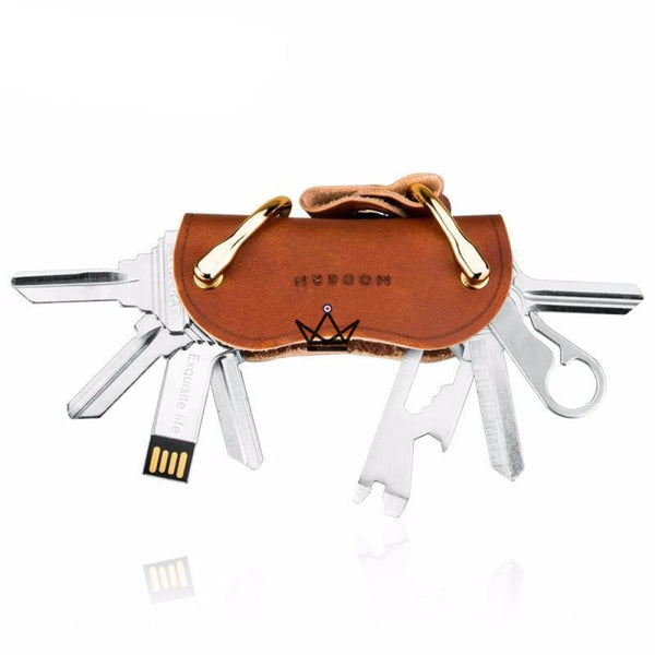 Porte-clé en cuir - REVOLVE - Atelier Atypique