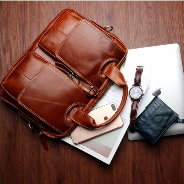 Sacoche en cuir vintage - Le NINO - Atelier Atypique