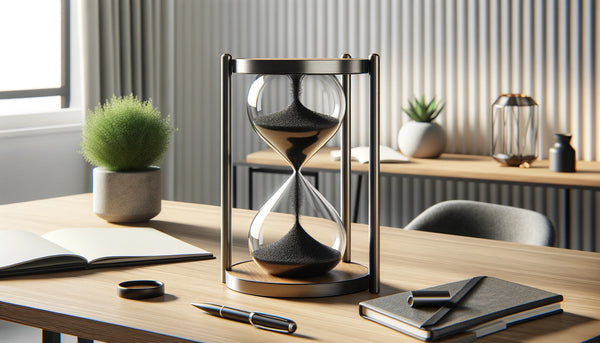 Le sablier magnétique, fusion du design et du temps