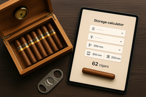 Calculatrice de Capacité pour Cave à Cigares