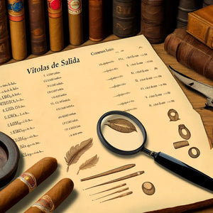 Tableau de synthèse des dimensions de cigares.