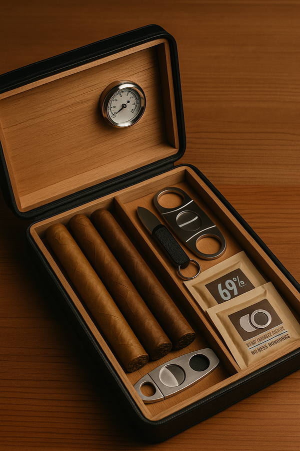 Kit de voyage cigare parfait : check-list pro 2025 — qualité, luxe, pas cher