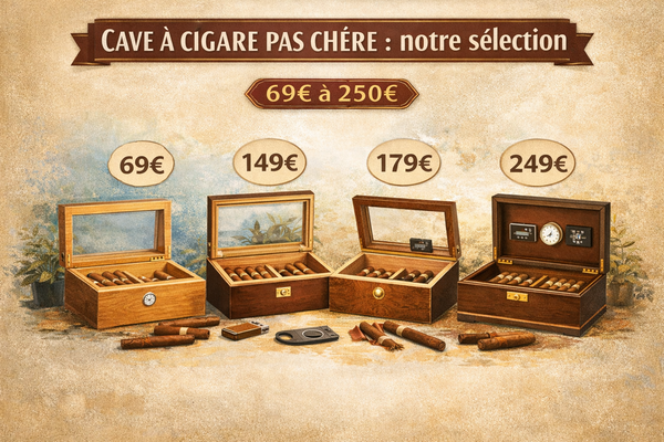 Cave à cigare pas chère : notre sélection de 69€ à 200€