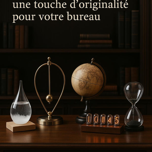 Les objets scientifiques décoratifs : une touche d'originalité pour votre bureau