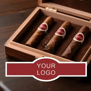 Étiquettes de cigare personnalisables avec votre logo - EMBLÈME - ["maj-desc","maj-filtre"] - bague cigare personnalisee - Cadeau, Noël, Anniversaire, Original, Fête des pères, fête des mères - Atelier Atypique