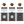 Coupe-Cigare de Bureau Dragon Town Cube — 3 Coupes