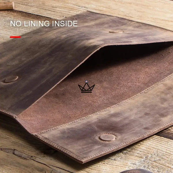 Pochette enveloppe iPad 13" en cuir personnalisable — Voyageur PLI – 7/13