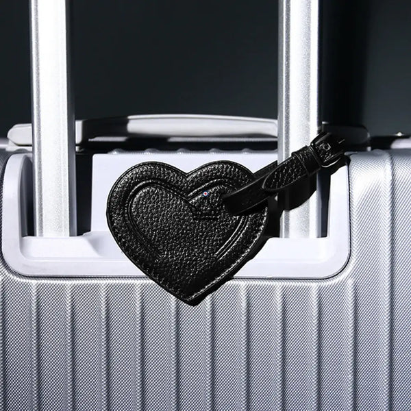 Étiquette Bagage Cuir personnalisable – Voyageur Crest