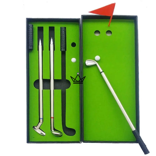 Golfclub-pennenset, cadeau voor bureau van golfer - BIRDIE