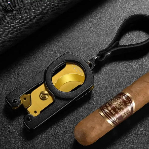 Deluxe Foldable Cigar Cutter Scissors - Excelsior Edition