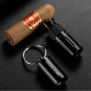 Poinçon à Cigares 2-en-1 CAPONE — Acier Inox, 6 Couleurs | Écrin Cadeau - ["maj-filtre"] - Poincon à cigare - Cadeau, Noël, Anniversaire, Original, Fête des pères, fête des mères - Atelier Atypique