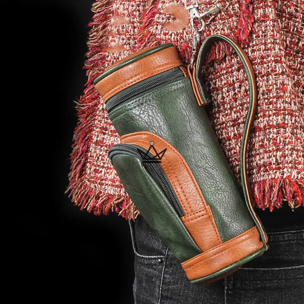 Étui de voyage 8 cigares en forme de sac de golf - FAIRWAY - ["maj-desc","maj-filtre"] - etui cigare - Cadeau, Noël, Anniversaire, Original, Fête des pères, fête des mères - Atelier Atypique