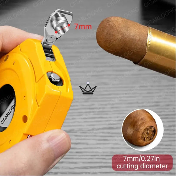 Coupe-Cigare 4-en-1 Acier Inoxydable - CALIBRIUM