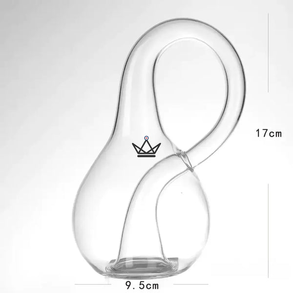 Bouteille de Klein en verre soufflé, objet mathématique - TOPOS