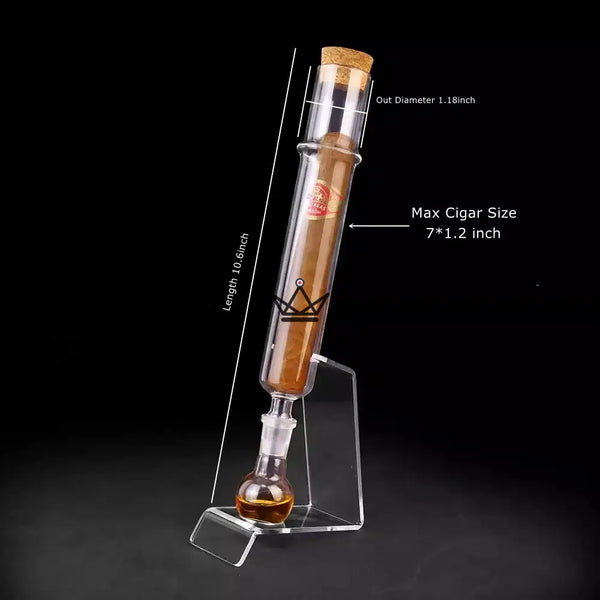 Aromatic glass cigar infuser - Infusio Cristal