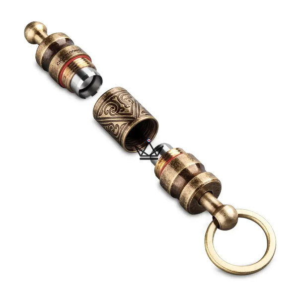 Coupe-cigare emporte-pièce porte-clés ciselé à têtes interchangeables - TALISMAN - ["maj-desc","maj-filtre"] - coupe cigare - Cadeau, Noël, Anniversaire, Original, Fête des pères, fête des mères - Atelier Atypique