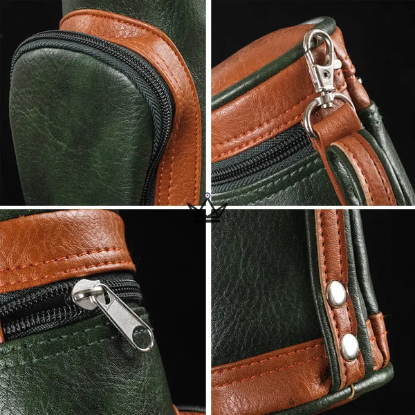 Étui de voyage 8 cigares en forme de sac de golf - FAIRWAY - ["maj-desc","maj-filtre"] - etui cigare - Cadeau, Noël, Anniversaire, Original, Fête des pères, fête des mères - Atelier Atypique