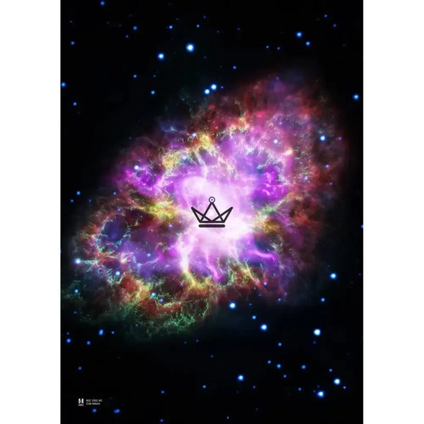 Poster van nevel en sterrenstelsel op canvas, 17 visuals - NEBULA