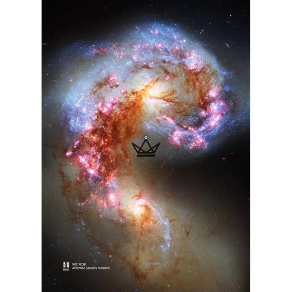 Poster van nevel en sterrenstelsel op canvas, 17 visuals - NEBULA