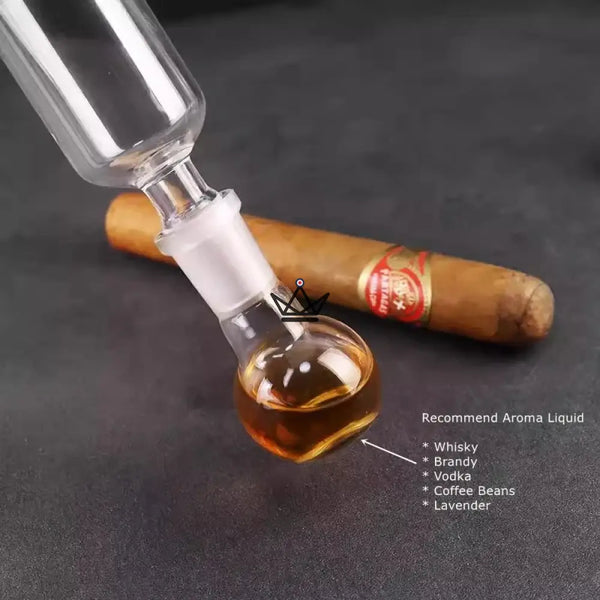 Aromatic glass cigar infuser - Infusio Cristal