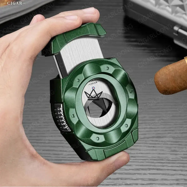 Coupe-Cigare 4-en-1 Acier Inoxydable - CALIBRIUM