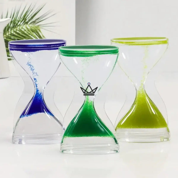 Sablier liquide goutte à goutte, minuteur à huile anti-stress - PLUVIA - ["maj-filtre","Objets Scientifiques"] - Objets Scientifiques - Cadeau, Noël, Anniversaire, Original, Fête des pères, fête des mères - Atelier Atypique
