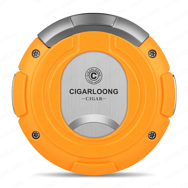 Coupe-Cigare Orbis Nox — 2-en-1 Guillotine & V-Cut Pop-Up