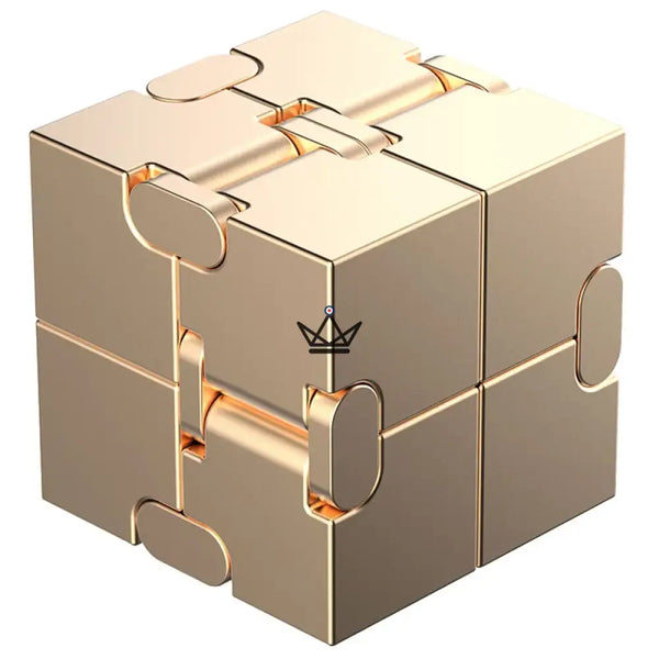 Cube infini en métal anti-stress de bureau - SPIRA