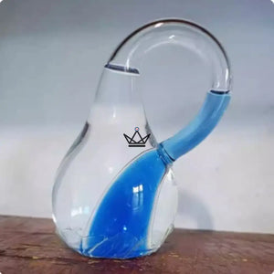 Bouteille de Klein en verre soufflé, objet mathématique - TOPOS - ["maj-filtre","Objets Scientifiques"] - Objets Scientifiques - Cadeau, Noël, Anniversaire, Original, Fête des pères, fête des mères - Atelier Atypique