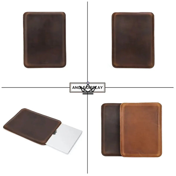 Housse Macbook en cuir personnalisable 13"-14" - Voyageur SKIN