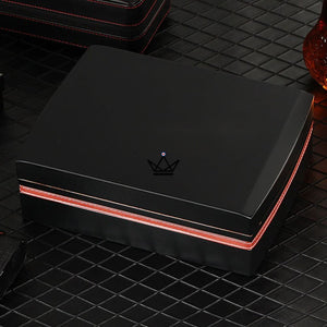 Coffret à cigares STARS Essentiel — cave cèdre 30 cigares, cendrier, coupe-cigare, hygromètre & humidificateur - [] - Cave à cigare Out - Cadeau, Noël, Anniversaire, Original, Fête des pères, fête des mères - Atelier Atypique