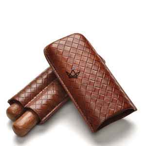 Etui à cigare en cuir - GRID Explorer - [] - Etui à cigare - Cadeau, Noël, Anniversaire, Original, Fête des pères, fête des mères - Atelier Atypique