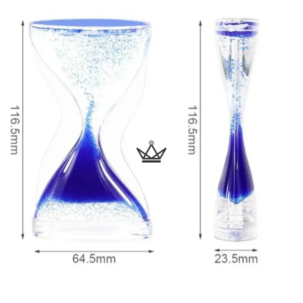 Sablier liquide goutte à goutte, minuteur à huile anti-stress - PLUVIA - ["maj-filtre","Objets Scientifiques"] - Objets Scientifiques - Cadeau, Noël, Anniversaire, Original, Fête des pères, fête des mères - Atelier Atypique