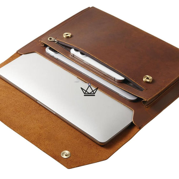 Leather case for MacBook Air 11" - PRESTON