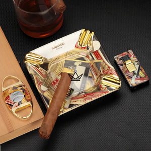 Pack Accessoires cigare de Luxe - Maestro Stars -  - coffret cigare - Cadeau, Noël, Anniversaire, Original, Fête des pères, fête des mères - Atelier Atypique