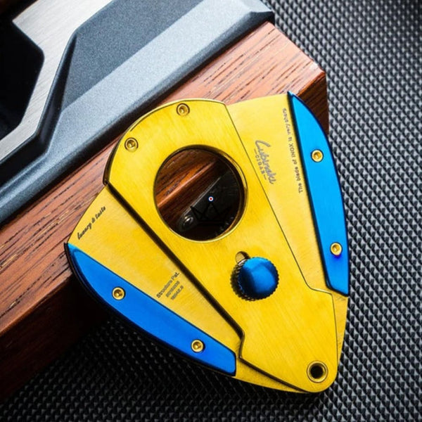 Guillotine Cigar Cutter - Azzurro Edition