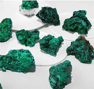 Malachite brute à collectionner, sachet de 100 g de pierres naturelles — MALACHITE