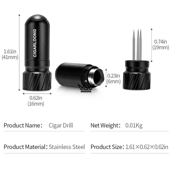 2-in-1 sleutelhanger-sigaarboor van 41 mm — MINIME – 6/10