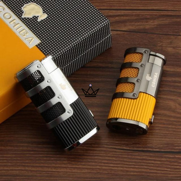 Briquet Chalumeau COHIBA - 3 Torches - FLYKE cigare