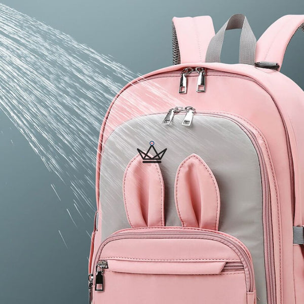 sac de maternité a langer liste de naissance lapin oreille rose waterproof