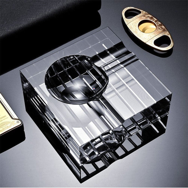 Cendrier à Cigares - Crystal Cube -  - cendrier - Cadeau, Noël, Anniversaire, Original - Atelier Atypique