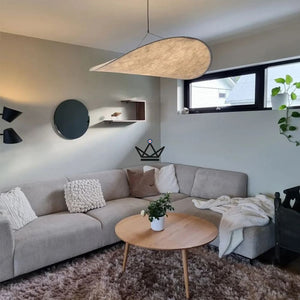 Lustre suspension - Tyvek Tense - ["maj-filtre"] - luminaire - Cadeau, Noël, Anniversaire, Original, Fête des pères, fête des mères - Atelier Atypique