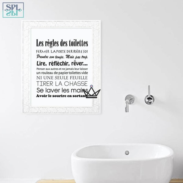 Affiches "Art de Vie" : Les Toilettes