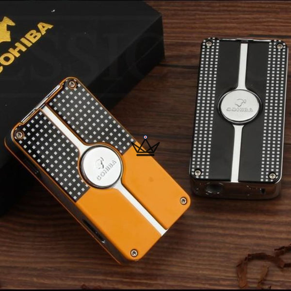 Briquet Chalumeau COHIBA - 3 Torches CARDS - Atelier Atypique